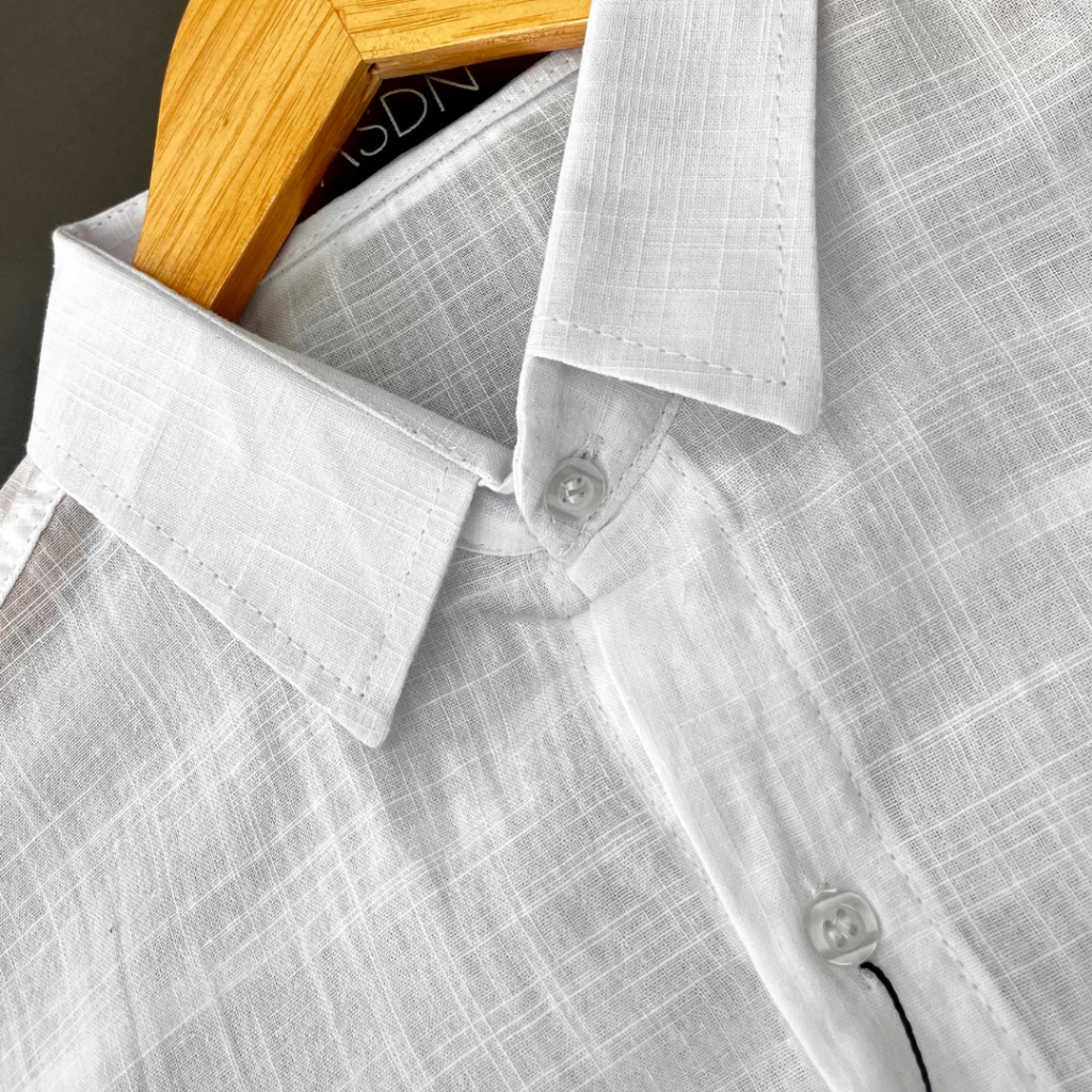 Linho Estruturado Slim com Manga Longa - Moda Masculina | MuralLife