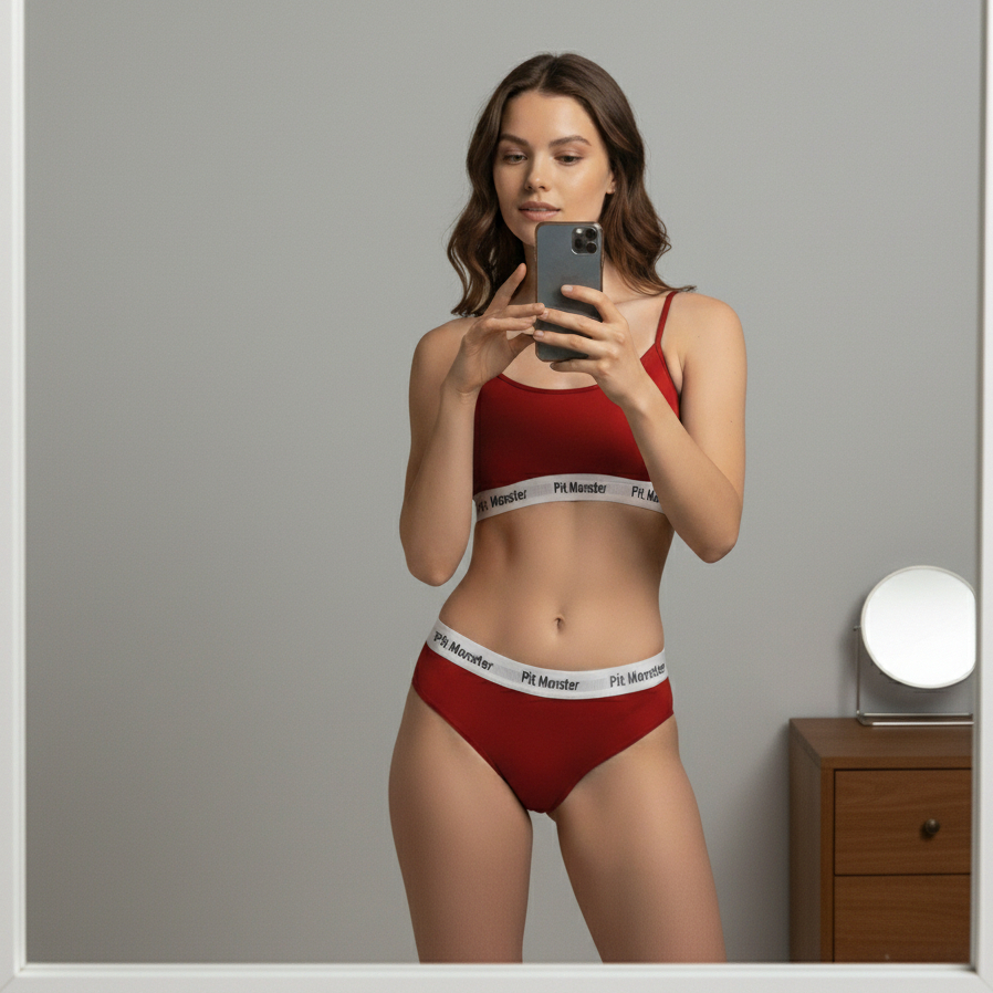 Conjunto Top e Calcinha Fio dental com Elástico Ca - Moda Feminina | MuralLife