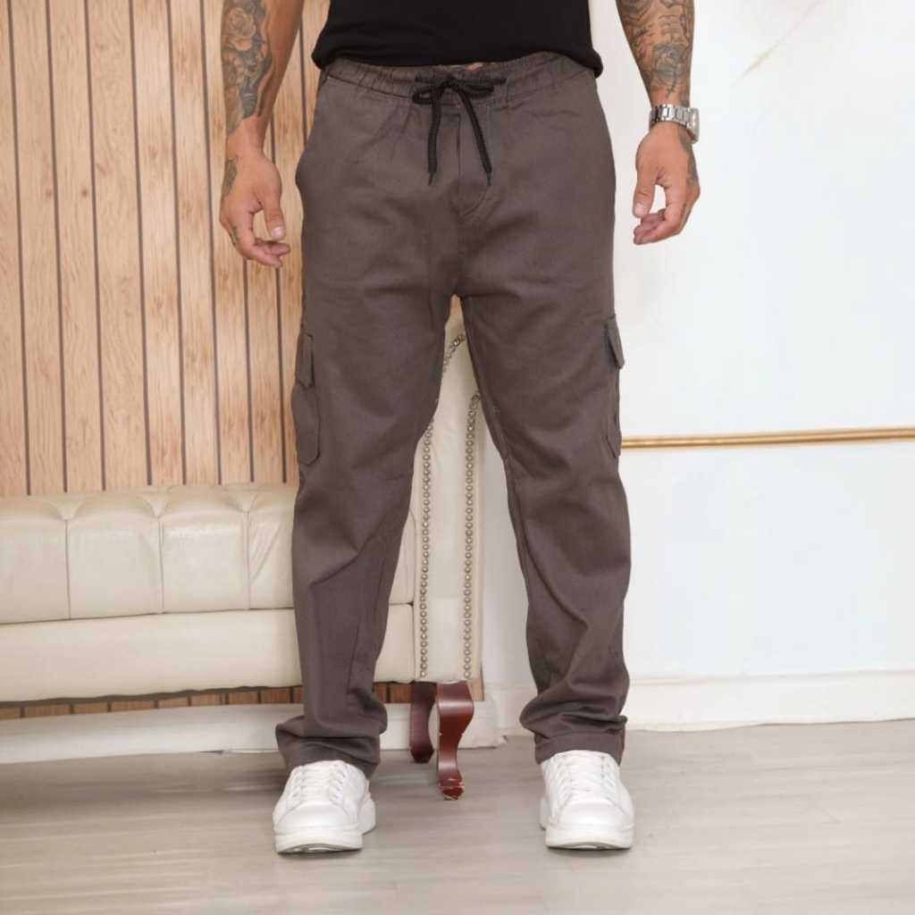 calça cargo calças jeans masculina tradiciona - Moda Masculina | MuralLife